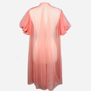 Vintage Intimates & Sleepwear - 🔖SOLD🔖 Vintage Pink Sheer Boudoir Jacket Vintage Intimates & Sleepwear - 🔖SOLD🔖 Vintage Pink Sheer Boudoir Jacket